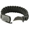 Šňůra a provázek Outdoor Edge Para Claw Paracord Knife Bracelet Large Black