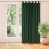 Záclona HOMEDE Závěs MILANA klasické záložky 10 cm zelený, velikost 560x270