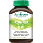 Jamieson Železo plus B12 cucací tablety 45 tablet – Hledejceny.cz