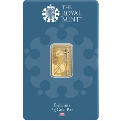 The Royal Mint Britannia zlatý slitek 5 g – Zboží Dáma