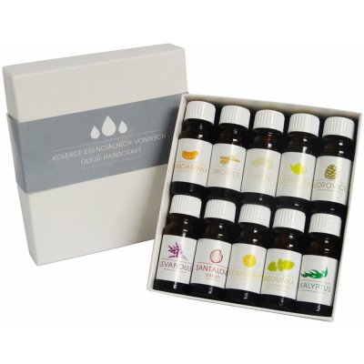 Hanscraft Esenciální saunový vonný olej Kolekce 2 - 10 x 10 ml – Hledejceny.cz