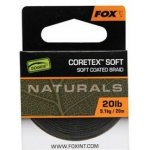 Fox návazcová šňůrka naturals coretex soft 20m - 35lb – Hledejceny.cz