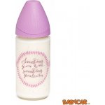 Suavinex Meaningful Life láhev skleněná anatomická savička fialová learn 240ml – Zboží Mobilmania