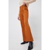 Dámské klasické kalhoty United Colors of Benetton dámské kalhoty zvony high waist 4DQ9DF01J.37D hnědé