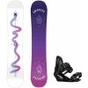 Snowboard set Gravity Sirene white + vázání Gravity G2 lady 23/24