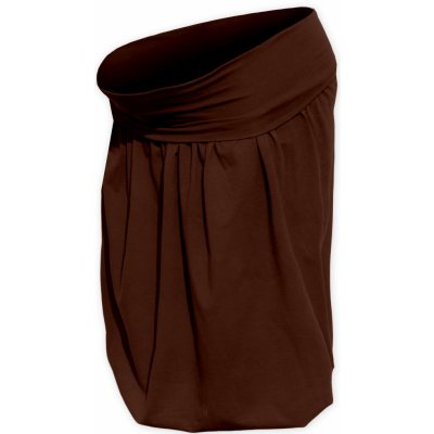 Jožánek těhotenská sukně balonová Sabina hnědá – Zboží Mobilmania
