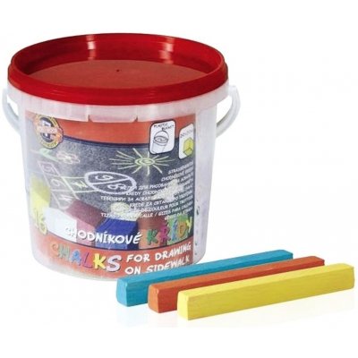 KOH-I-NOOR Křídy na chodníky 112516 16ks – Hledejceny.cz