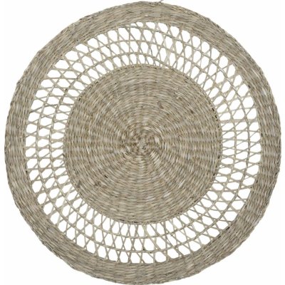 Mars & More Přírodní kulaté prostírání z mořské trávy prolamované Ø 40x0,5cm – Zboží Dáma