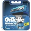 Gillette Mach3 Turbo 3D 5 ks