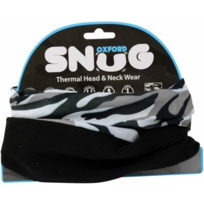 Oxford nákrčník na motorku NW601 Snug camo černá/šedá/bílá – Hledejceny.cz