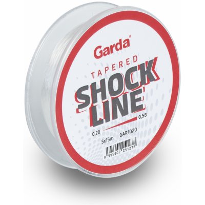 Garda Šňůra Shock Line 5x15m 0,26-0,58mm – Hledejceny.cz