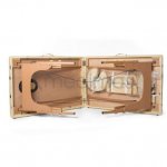 Medimas dřevěný masážní stůl lehátko Prosport 2 Deluxe béžová – Zboží Dáma