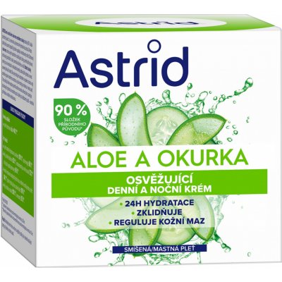 Astrid aloe & okurka denní a noční krém 50 ml – Hledejceny.cz