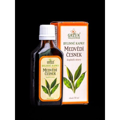 Grešík Medvědí česnek bylinné kapky 50 ml – Hledejceny.cz