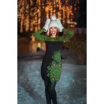 Himalife Balonové šaty Aruba černá se zelenou – Zbozi.Blesk.cz