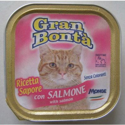 Monge Gran Bonta losos Cat 100 g – Hledejceny.cz