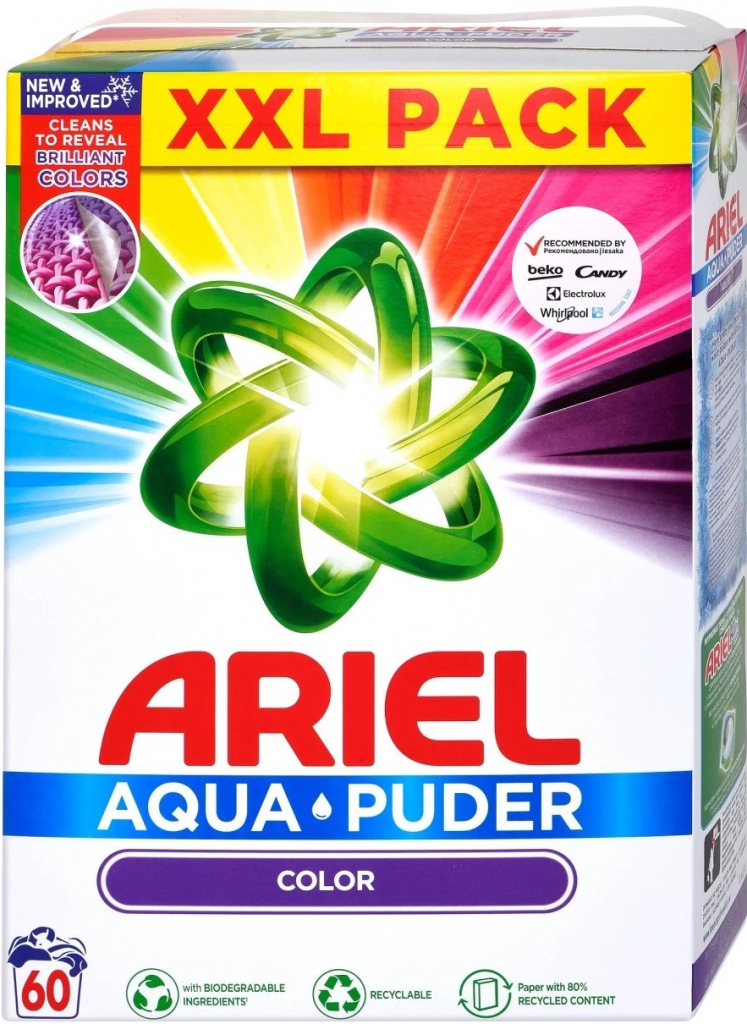 Ariel Color prášek 3,9 kg 60 PD