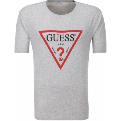 Guess triko Logo Šedé