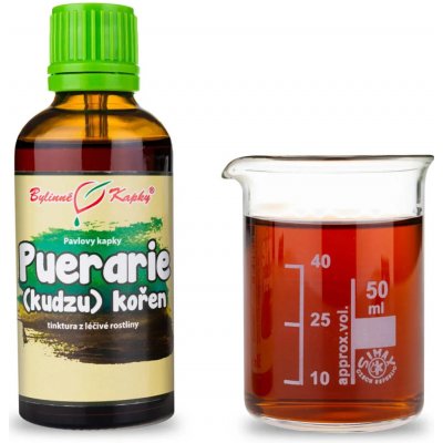 Bylinné kapky Puerarie Kudzu květ tinktura 50 ml – Hledejceny.cz