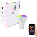 Immax NEO SMART žárovka LED GU10 6W RGB+CCT barevná a bílá, stmívatelná, Wi-Fi, TUYA – Zbozi.Blesk.cz