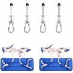 vidaXL Houpačky 2 ks s lezeckými kameny Modrý – Sleviste.cz