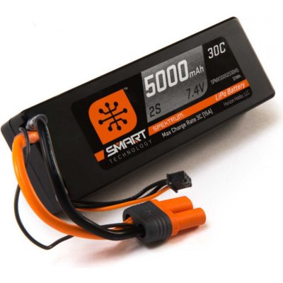 Spektrum Smart LiPo Car 2S 30C Hardcase IC5 7.4 V 5000 mAh – Sleviste.cz