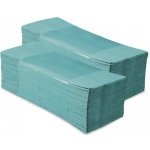 Eurokraft Ekonom PZ71 Skládané ručníky recyklovaný papír 1 vrstva zelená bal.j. 20 balení po 250 ks – Zboží Dáma