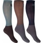 HKM Podkolenky jezdecké Mikrobavlna Colour 3 páry dark brown green – Zboží Dáma