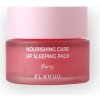 Péče o rty a okolí Klavuu- Nourishing Care Lip Sleeping Pack Vyživující noční maska na rty Berry 20 g