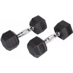 Hex Rubber Dumbbell činka 1 pár hmotnost 12,5 kg – Zbozi.Blesk.cz