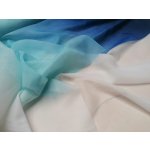 Lehký dekorační závěs HAPPY modrá šíře 300 cm – Sleviste.cz