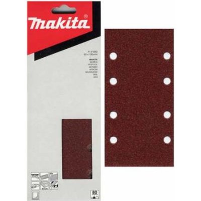 MAKITA P-31902 brusný papír suchý zip 93x185mm 8 děr K100 10ks