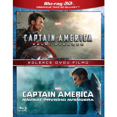 Captain America kolekce 1-2 2D+3D BD