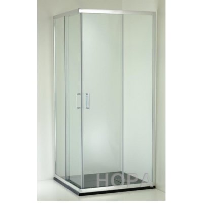 HOPA Sprchový kout BARCELONA PLUS QUADRATO, BARVA rámu Chrom/Leštěný hliník (ALU), Rozměr A 90 cm, Rozměr B 90 cm, Směr zavírání Univerzální Levé / Pravé, Výplň Grape bezpečnostní sklo 5 – Zboží Mobilmania