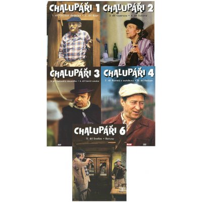 Chalupáři DVD 1, 2, 3, 4, 6 - 5DVD