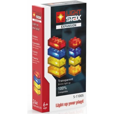 Light Stax S-11005 Transparent Colors Expansion Set 24 kostek – Zboží Mobilmania