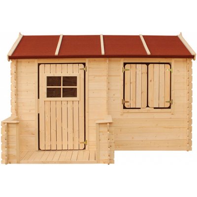 Timbela Dřevěný domeček pro děti M503 s podlahou 223 x 118 cm – Zboží Mobilmania