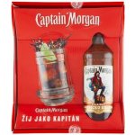 Captain Morgan Original Spiced Gold 35% 0,7 l (dárkové balení korbel) – Zboží Mobilmania