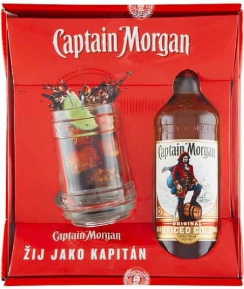 Captain Morgan Original Spiced Gold 35% 0,7 l (dárkové balení korbel) od  398 Kč - Heureka.cz