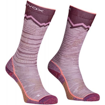 Ortovox dámské ponožky Tour Long Mountain Rose – Zboží Dáma