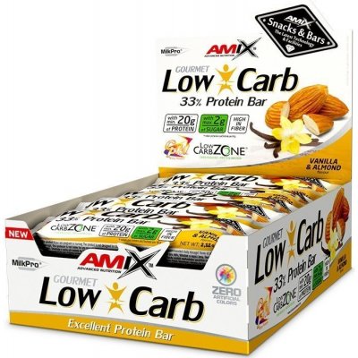 Amix Low-Carb 33% Protein Bar 15 x 60 g – Zboží Mobilmania