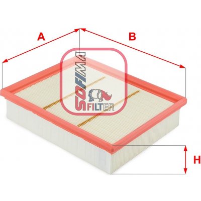 VZDUCHOVÝ FILTR SOFIMA S 3318 A MERCEDES A-KLASA W169 04- B-KLASA W245 05-