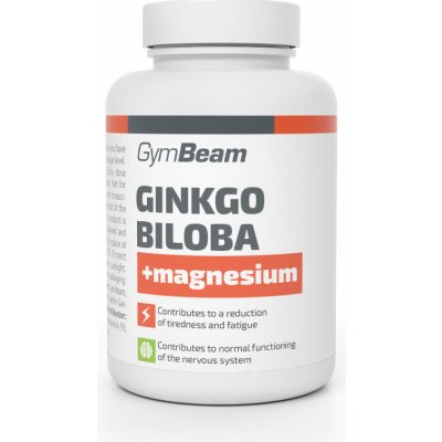 GymBeam Ginkgo Biloba + Magnézium 90 kapslí – Zbozi.Blesk.cz