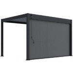 Rojaplast ZÁSTĚNA 3 m pro bioklimatickou pergolu - tmavě šedá – Hledejceny.cz