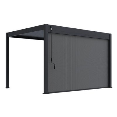 Rojaplast ZÁSTĚNA 3 m pro bioklimatickou pergolu - tmavě šedá – Hledejceny.cz