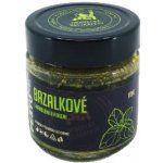 Hradecké delikatesy Bazalkové pesto s mandlemi a piniemi 100 g – Zboží Mobilmania