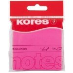 Kores samolepicí bloček neon růžový 75 x 75 mm, 100 listů – Zboží Dáma