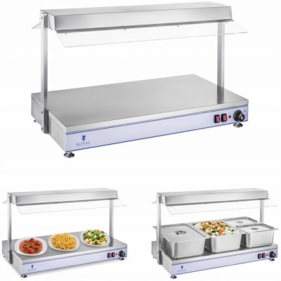 Royal Catering Ohřívací deska s halogenovými lampami 1550 W RCHP-100H – Sleviste.cz