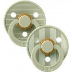 Bibs dudlíky kaučuk Colour Pin 2 ks Sage mix – Sleviste.cz