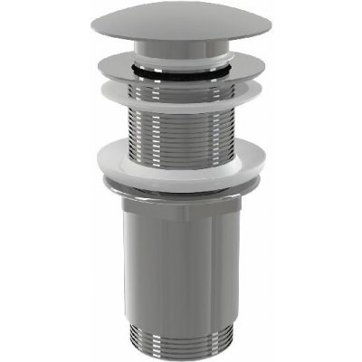 Alcadrain Pro více sérií Výpust umyvadlová click/clack 5/4", celokovová, bez přepadu, velká zátka, chrom A395 – Zboží Mobilmania